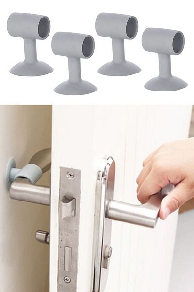 Buffer 4 Multi-Purpose Vacuum Door Stopper, Cable Organizer, Phone Stabilizer