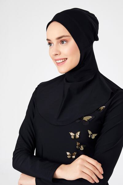 TESMAY Γυναικείο καπό Hijab Καπό Lycra με κάλυμμα λαιμού