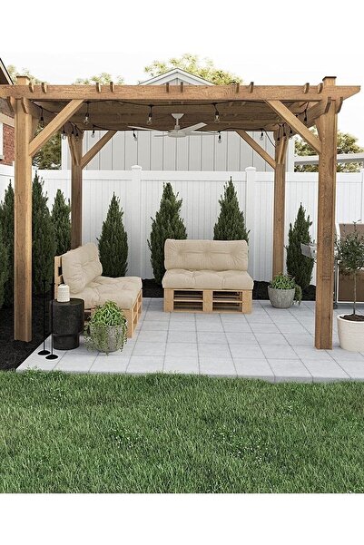 CAVİSS Roza Serisi 9001 Kalite Sınıfı 120x80/120x40 Bench Minderi Palet Minde...