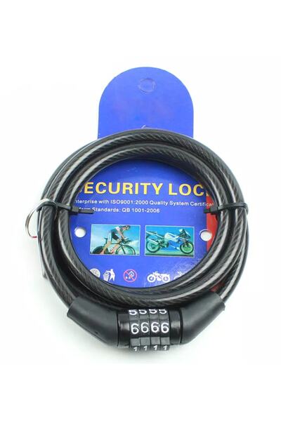 Streak Combination Steel Lock Bicycle Motorcycle Security Lock Baby Stroller