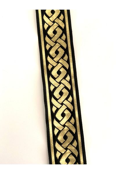 FANTASTIC KURDELE 35069 Woven Border Ribbon