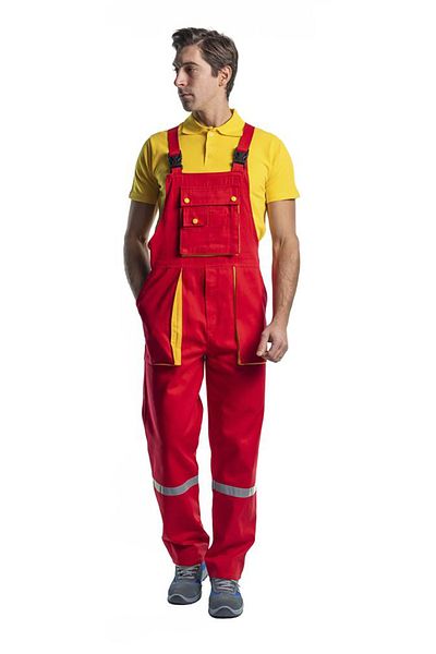 Şensel Red Reflective Fan Gardener Jumpsuit -8E2234-