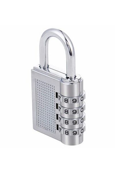 Streak Black Combination Security Lock - Pad, Bicycle, Motorcycle, and Cabinet Stroller