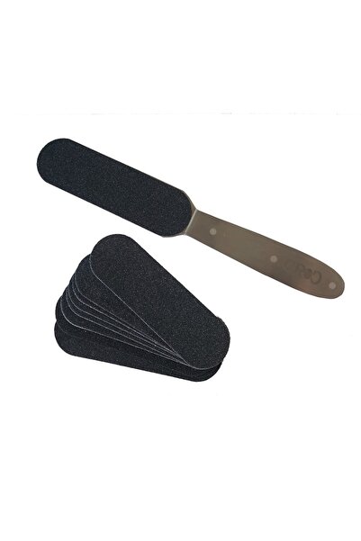 Croc Tp03 Steel Foot File Oval + 10 Disposable Spare