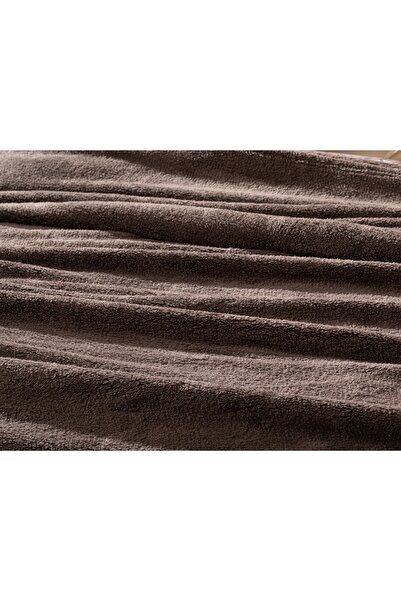 English Home Κουβέρτα Softy Wellsoft Διπλή 200x220 εκ. Σοκολάτα