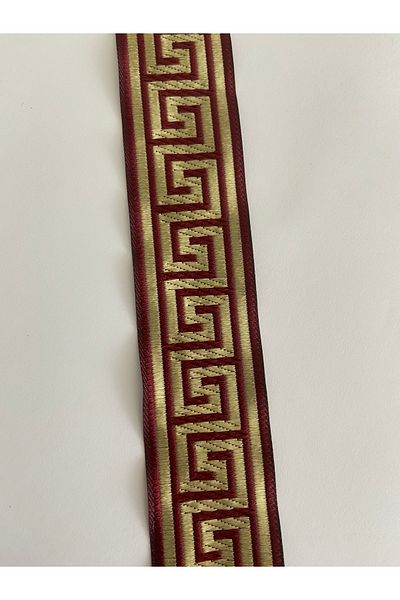 FANTASTIC KURDELE 35062 Woven Border Ribbon
