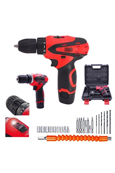 forces power Alman Rot 58 V 6 Ah Çift Metal Şanzuman Bakir Sargili Çift Akülü...