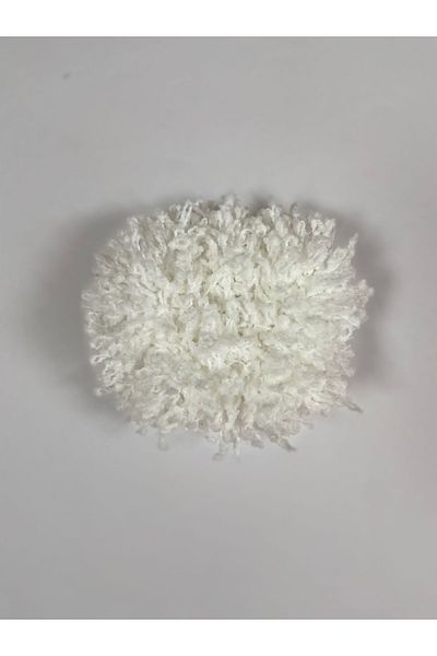 Shalista Curly Bun Buckle - White