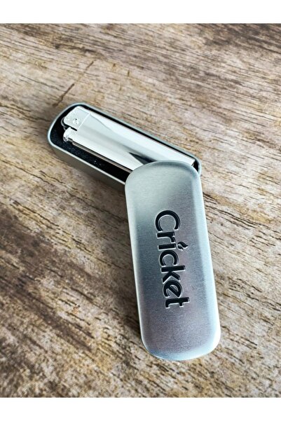 Cricket Full Metal Turbo Taşlı Mat Çakmak Gri