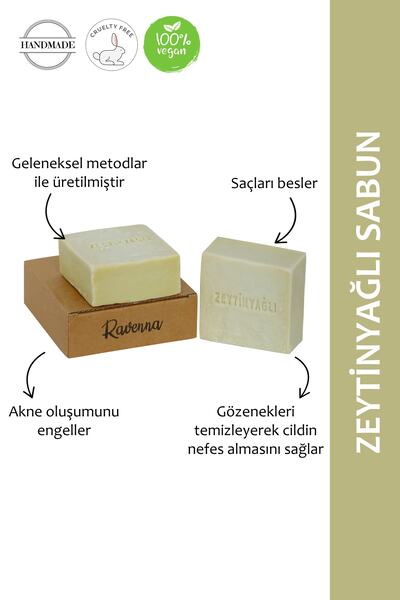 RAVENNA Doğal El Yapımı Geleneksel Zeytinyağlı Sabun