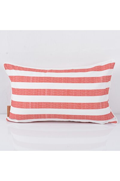 Home Harmony وسادة رمي بخطوط من الكتان