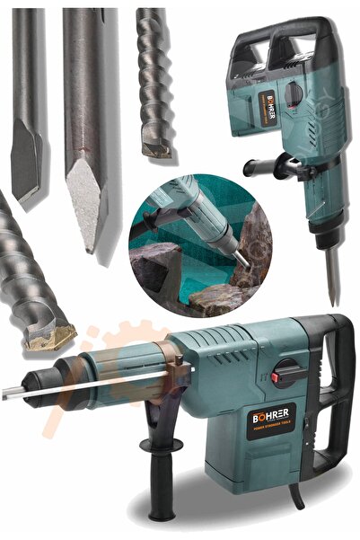 BÖHRER Böhr German Desing 2100 W 3 Fonksiyonlu Kırıcı - Delici Hilti B1c-52mm 11 Kg 52mm Sds Max