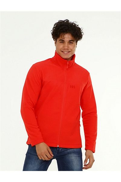 Helly Hansen Men's Red Fleece Coat