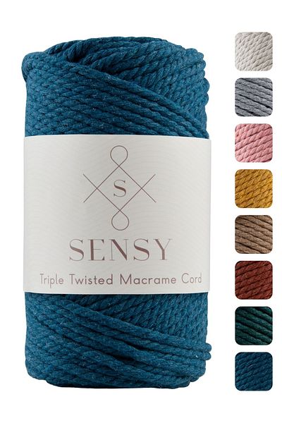 SENSY Knitting frânghie - Albastru