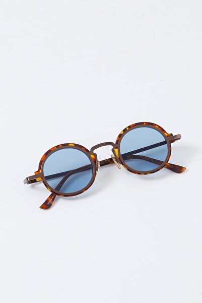 Kapin Xhole Leopar Çerçeve Güneş Gözlüğü - Mavi Cam