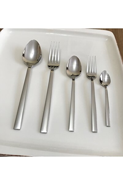 Kardelen Istabul 60 Piece Spoon Fork Set for 12 Persons