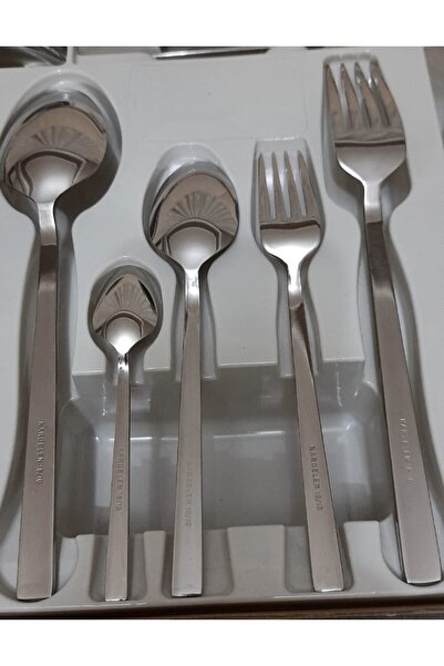 Kardelen Istabul 60 Piece Spoon Fork Set for 12 Persons