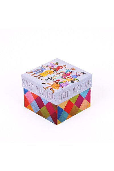 DECOBOX Bebek Hediye Kutusu (10X10X8CM.)