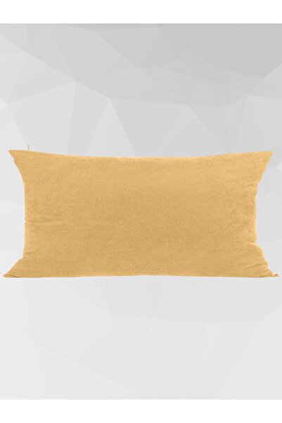 Cortibo Barcelona Throw Pillow Cover Dark Yellow