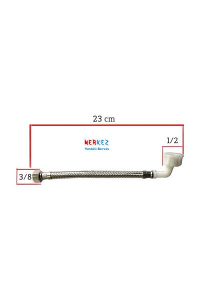 NKP Flush Reservoir Connection Flexible Plastic Head 1/2 Spral Connection Hose