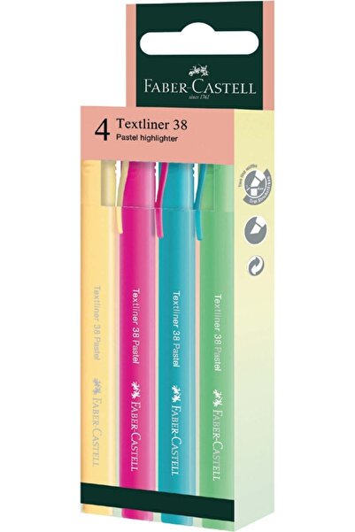 Faber Castell Faber-castell Fosforlu Kalem 38 Pastel 4x 2022