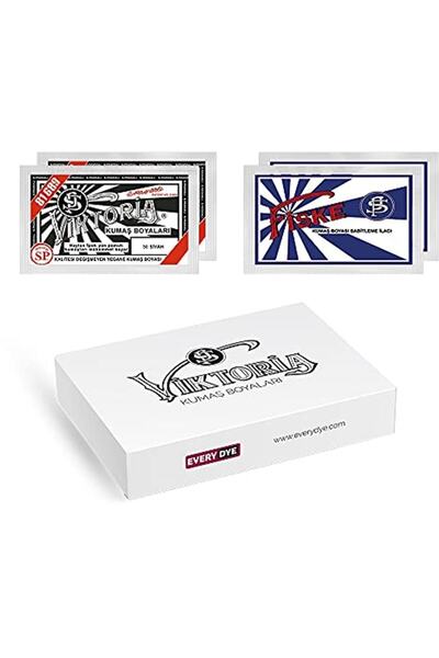 Viktoria Toz Kumaş Boyası Arkadaş Paket Siyah