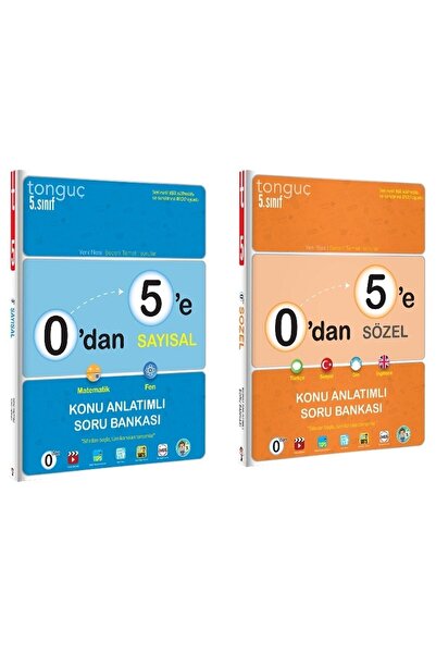 Tonguç Yayınları 0'dan 5'e Konu Anlatımlı Hazırlık Seti Sayısal - Sözel