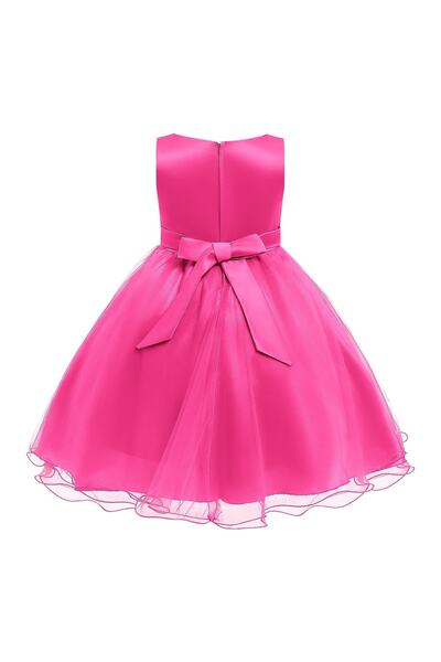 Moda Sitesi Kız Çocuk Pullu Payetli Abiye Elbise