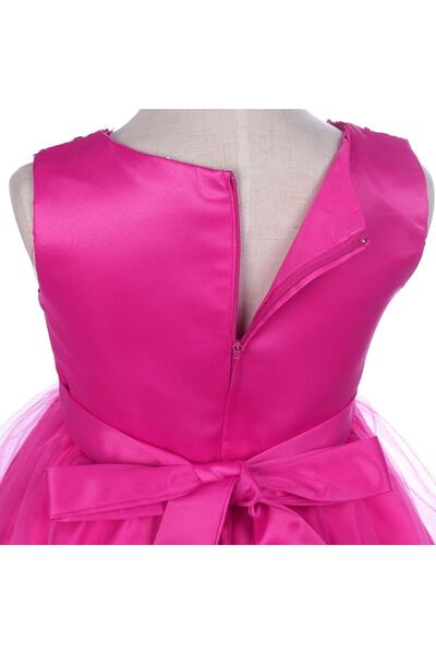 Moda Sitesi Kız Çocuk Pullu Payetli Abiye Elbise