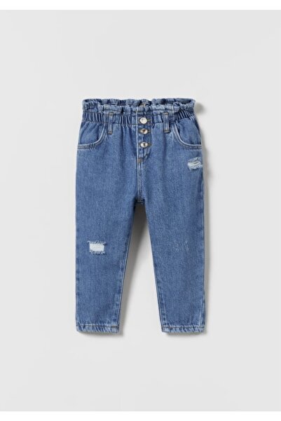 Mamareng New Season Ripped Paperbag Jean Trousers