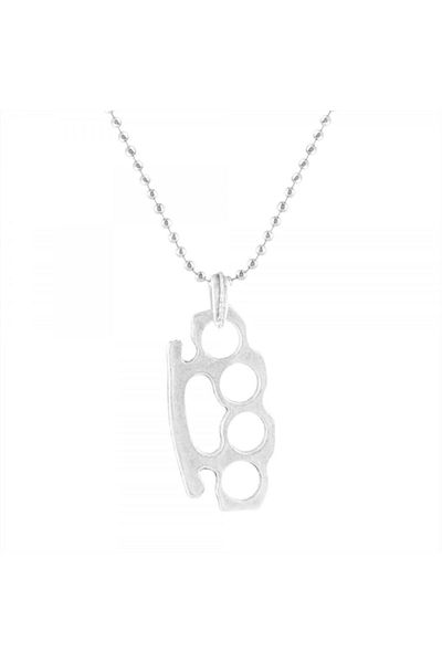 AlpCollection Men's Gray Bricklayed Ball Chain Stainless Metal 50 cm Gift Jewelry Necklace