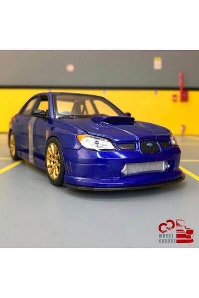 WELLY Subaru Impreza Wrx Stı 1/24 Ölçek *c&c Model Garage* Diecast Metal Model Araba