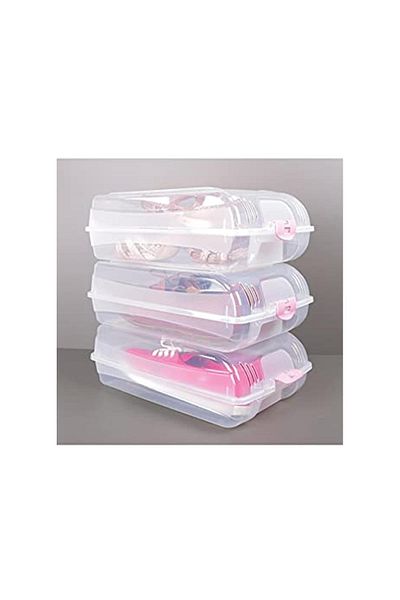 Decobella Women's Shoe Protection Box, Shoe Storage Box