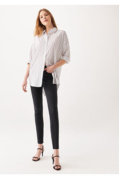 Mavi Adriana knöchelgraue Jeanshose 8872925427