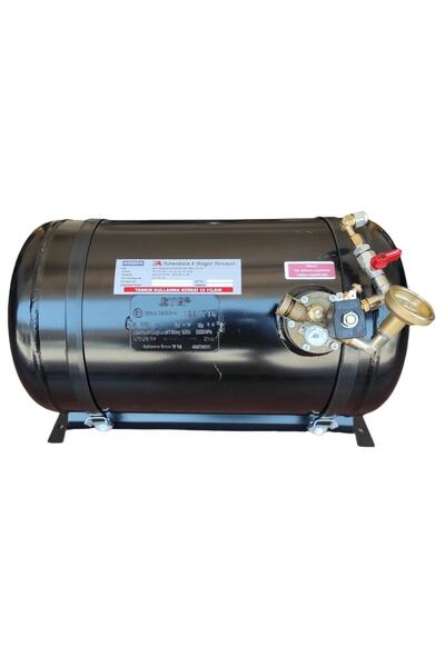 7A MÜHENDİSLİK Karavan Lpg Tankı Yatay 40 Litre Kollektörlü