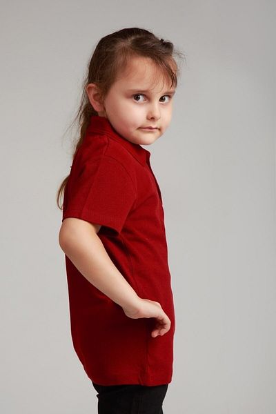 FERRY BUTİK Tricou școlar cu mânecă scurtă și gât polo unisex pentru copii