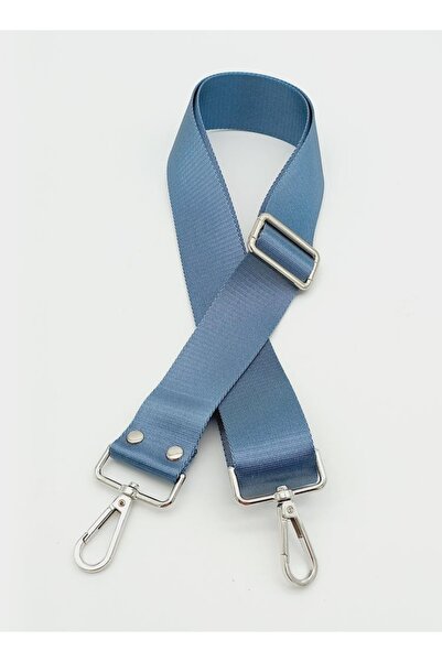 angel çanta aksesuar Coloana Poliester 120x4 Cm Baby Blue Argintiu Metalic