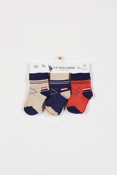 U.S. Polo Assn. U.S. Polo Assn Licensed Sand Baby Boy Socks