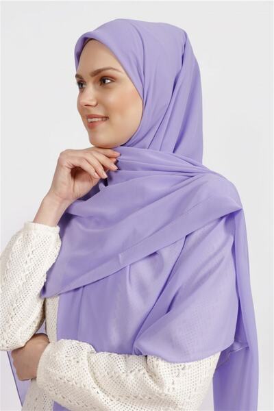 Differenza Chiffon Scarf - Lilac