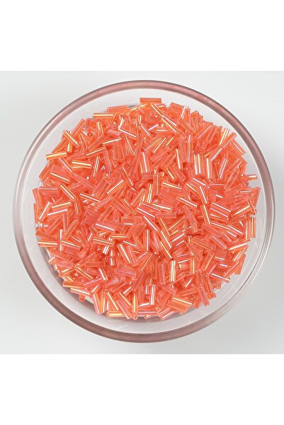 yfhobi 50 Gram - Cam Boru Boncuk, Takı Yapım Boncuğu, Boru Kum Boncuk, Parlak...