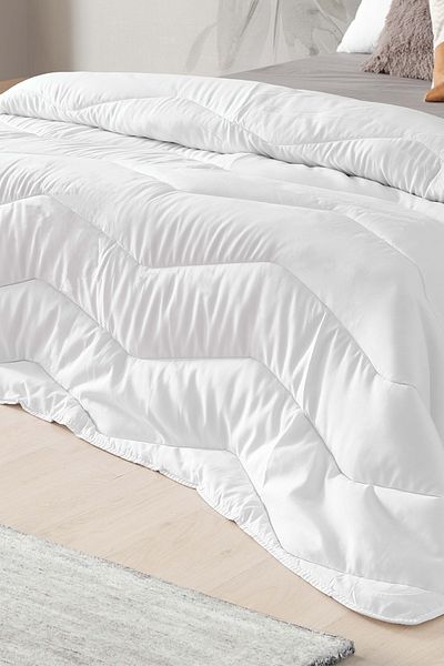 Miabella Home White Single Antibacterial Satin Pillow Set - Soft and Sweat Resistant, 100% Cotton