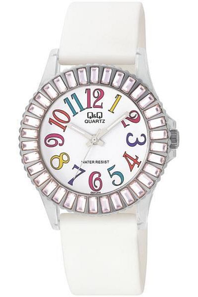 Q&Q Silicone Women's Wristwatch Pgs33