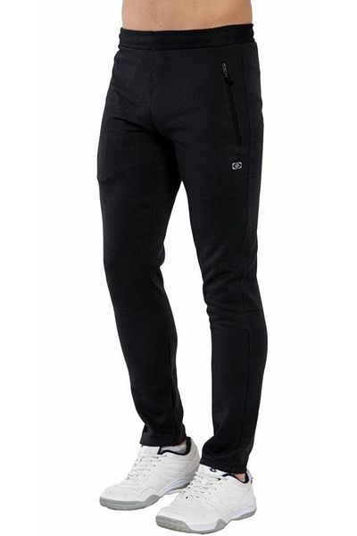 Crozwise Ανδρικό Skinny Leg Παντελόνι - Μαύρο Φούτερ