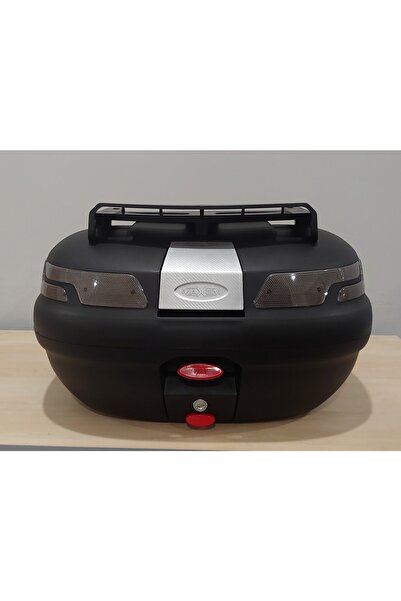 Maxem SL45 Full Motosiklet Arka Çanta Full Siyah 45lt