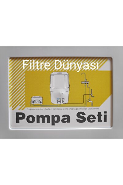 Filtre Dünyası Pompasız Su Arıtma Cihazı Için Pompa Seti Reverse Osmosis Uyumlu 24v 1,2 A Pompa Seti
