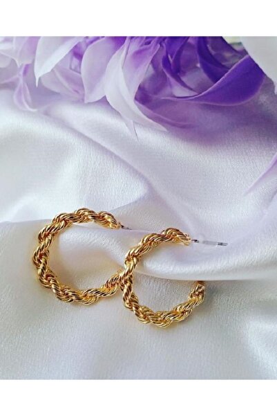 Burma Gold Halka Küpe
