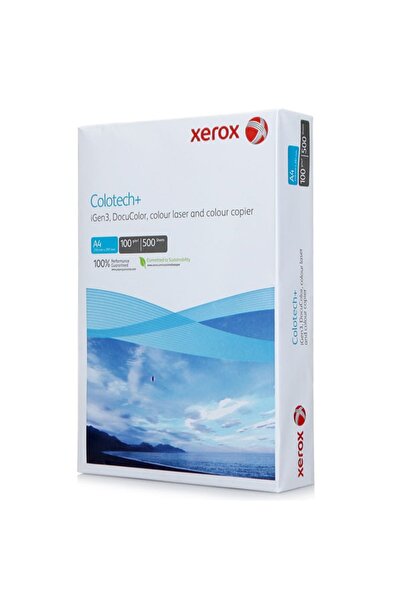 Xerox Colotech 500 Pieces A4 White Paper - Laser and Inkjet Gramage (4 Pack) ...
