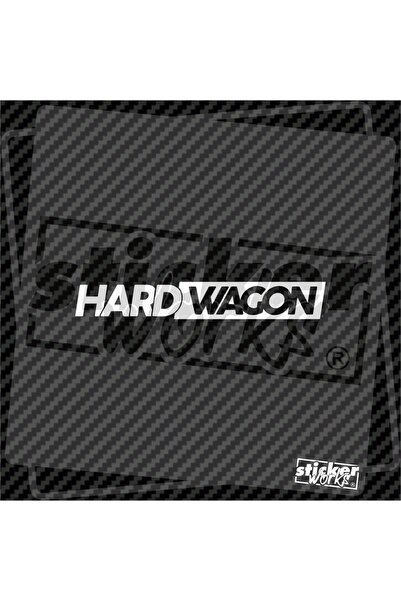 Sticker Works Hard Wagon Sticer