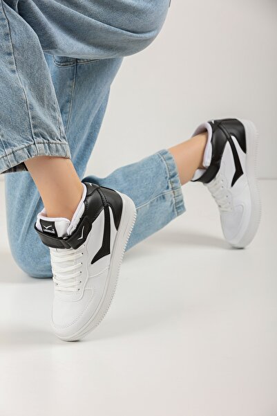 eformoda by emre yılmaz White Black Unisex Sports Shoes 2185