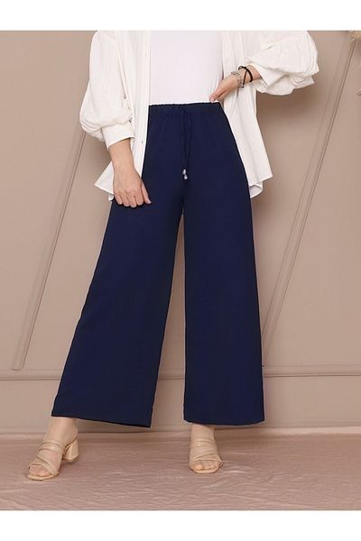 CNG MODA Women's Large Size Elastic Waist Wide Leg Loose Summer Trousers Aerobin